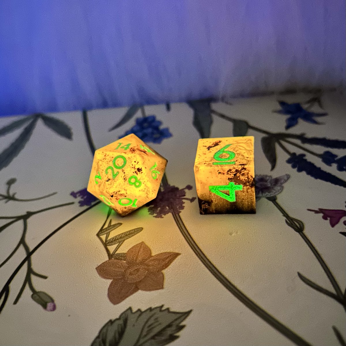 The dice sale is live!! Come check out a collection of my handmade dice along with other TTRPG items I am reselling :)

mienadice.bigcartel.com