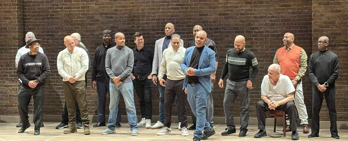 Clarence Maclin and the cast of Sing Sing at the performance of Breakin’ The Mummy’s Code at New York Theatre Workshop. The joy and gratitude pouring out of these men was so inspiring. This is so much bigger than a movie - it’s their lives, and the lives of those who follow them.