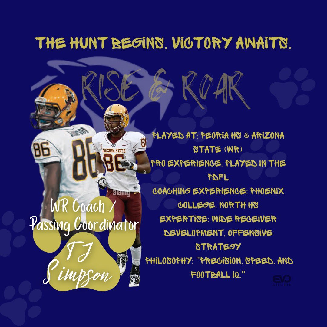 Chris Miranda (@chrismirandaaa) on Twitter photo The time has finally come! Excited to have Coach Simpson with us <a href="/KellisFootball/">Cougars Football</a> the WR’s will be ready! The time has finally come! Excited to have Coach Simpson with us <a href="/KellisFootball/">Cougars Football</a> the WR’s will be ready!