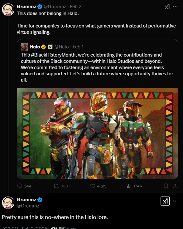 As much as I HATE when companies do this... of all things, stating Africa is no where in Halo lore shows you did not play the games. The only parts of Earth you play in... Is in Africa.

These people do not play video games.