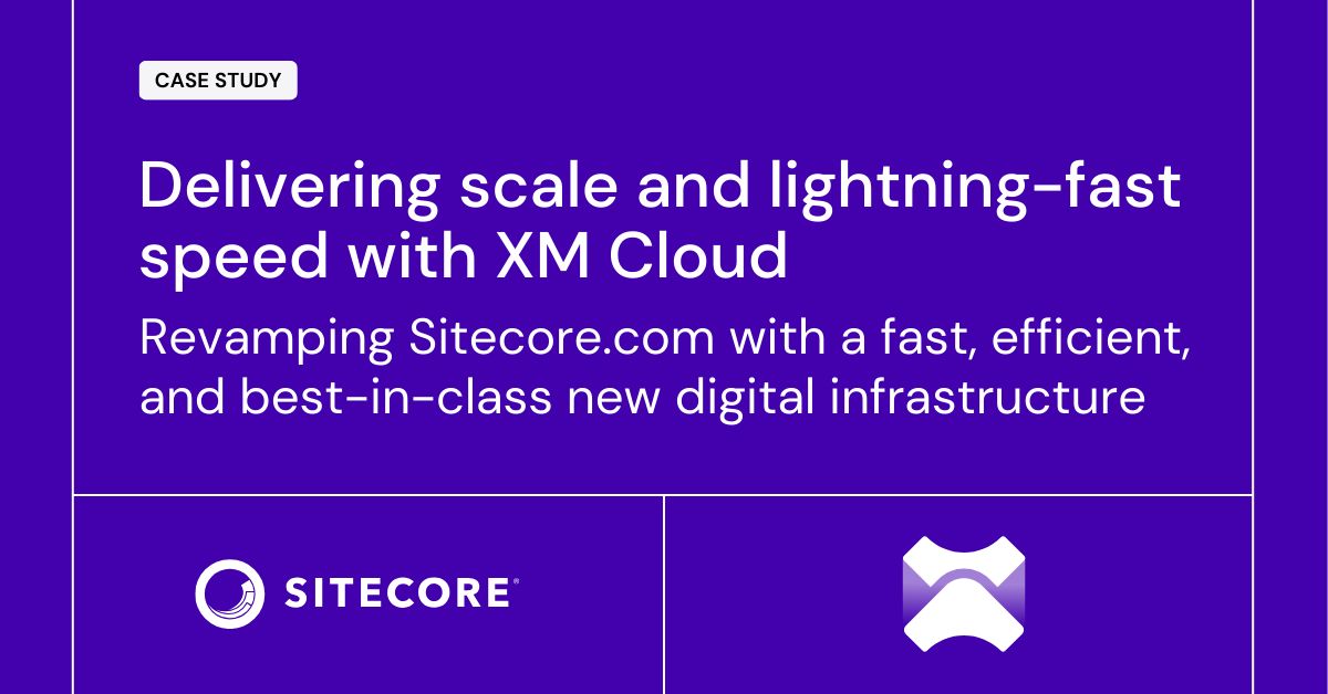 When we launched our new website a few months ago, we needed speed, flexibility, and a smart architecture to support our growth. 

The answer? XM Cloud—the only solution that delivers! Now, our website is faster and ready for the future. Read our story. siteco.re/4jHH9Xy