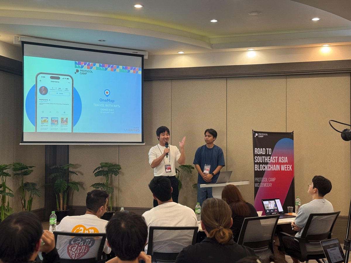 Our first Southeast Asia #ProtocolCamp2024 is almost coming to an end. And, we are happy to share that we just finished our Mid Demo Day during Block Mountain 2025, in Chiangmai, Thailand. 

The event did not only allow our participants to showcase their ideas and products to the