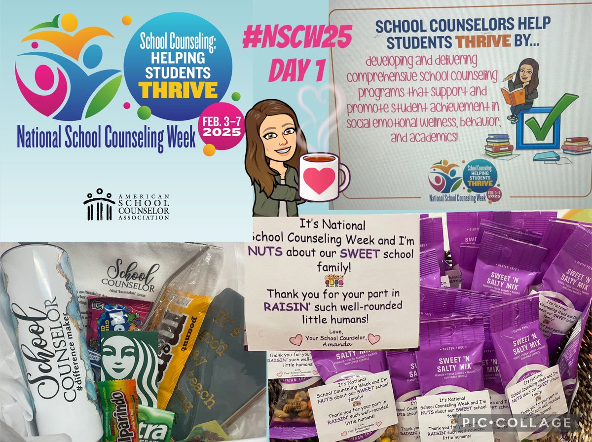 My school counselor heart is grateful to serve in this very special &amp; unique role! 💚Happy #NSCW25 to my SWEET <a href="/MissionValleyES/">Mission Valley ES</a> family! Your school counselor is NUTS about you and I’m thankful for your help in RAISIN’ our little conquerors! 🤗 <a href="/LSSSCA1/">@LSSSCA1</a> <a href="/ASCAtweets/">ASCA</a>