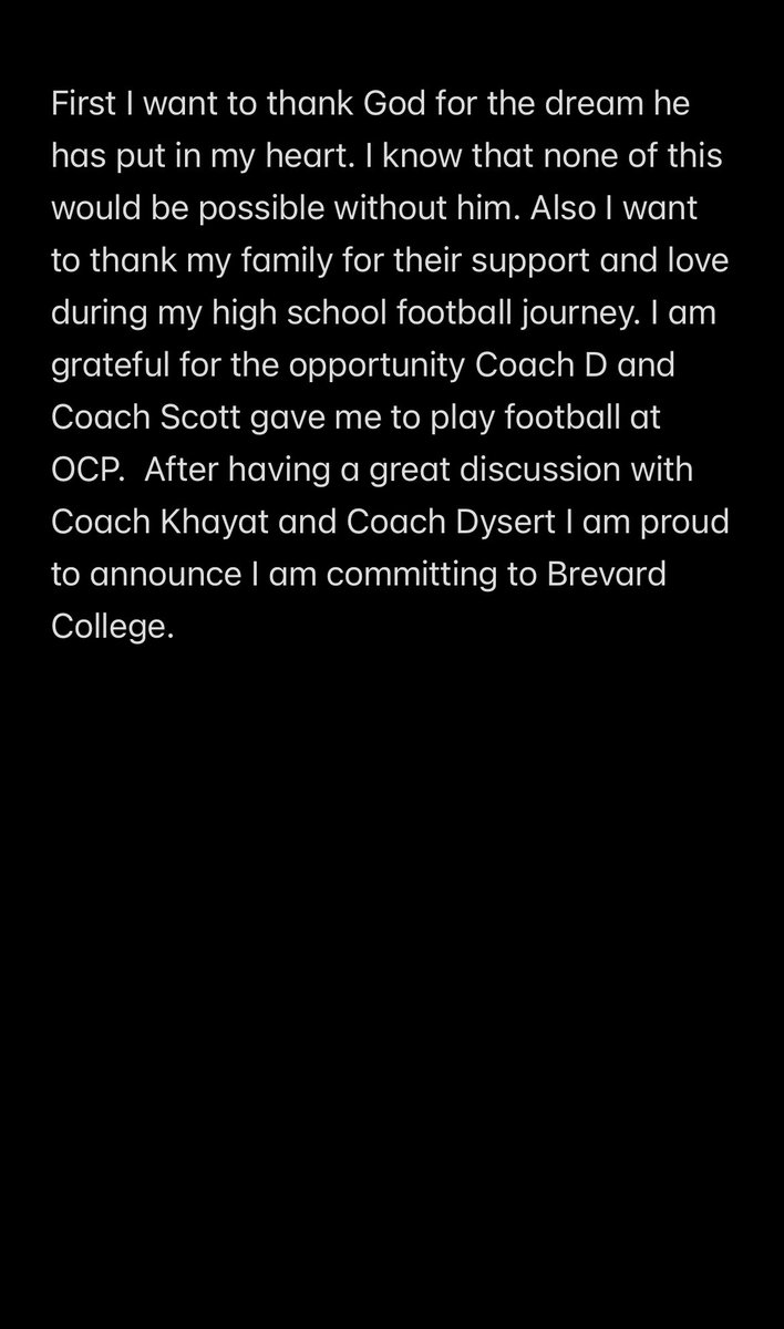 Cameron Kurzon (@cameron_kurzon) on Twitter photo All glory to god I have received an offer and committed to <a href="/BrevardF5/">BC Football 🌪</a> 🙏🏼. <a href="/icoachdfb/">Coach D</a> <a href="/scootermac2/">Scott McIntyre 🇺🇸🇺🇸🇺🇸</a> <a href="/OCPFB/">OCP FOOTBALL</a> <a href="/qbslack12/">Michael Slack</a> <a href="/ZDysert0530/">Zac Dysert</a> <a href="/CoachKhayat/">Coach Khayat</a> All glory to god I have received an offer and committed to <a href="/BrevardF5/">BC Football 🌪</a> 🙏🏼. <a href="/icoachdfb/">Coach D</a> <a href="/scootermac2/">Scott McIntyre 🇺🇸🇺🇸🇺🇸</a> <a href="/OCPFB/">OCP FOOTBALL</a> <a href="/qbslack12/">Michael Slack</a> <a href="/ZDysert0530/">Zac Dysert</a> <a href="/CoachKhayat/">Coach Khayat</a>