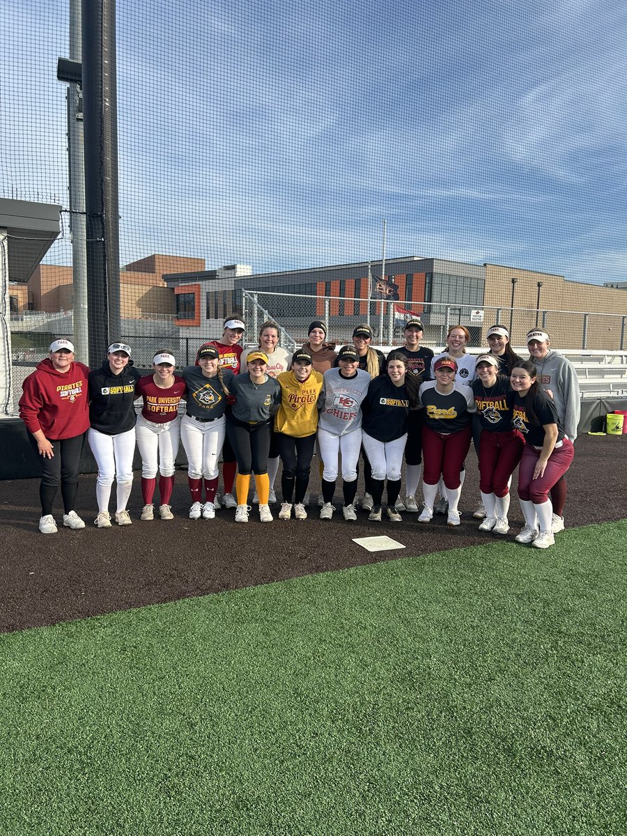 Pirates helping Pirates! 🏴‍☠️ A special thank you to <a href="/Piratebaseball/">PC Baseball</a> <a href="/PCSoftball3/">PC Softball</a> &amp; Coach Middleton for allowing us to use their field to get outside this past week! 💪🏼
