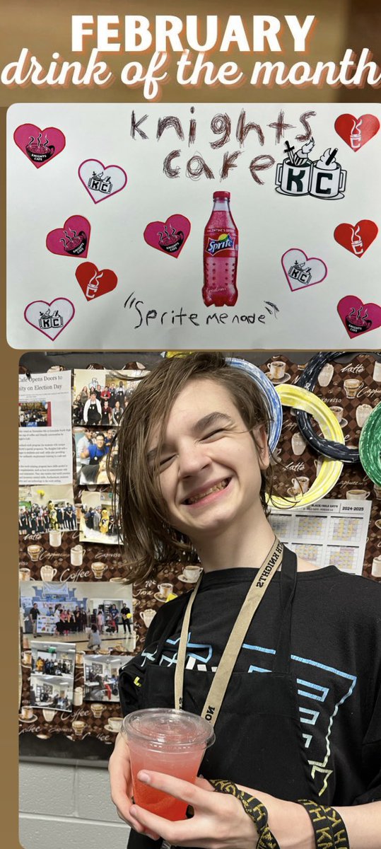 Come try Jack’s creation this month, the “Sprite-menade”! 🥤