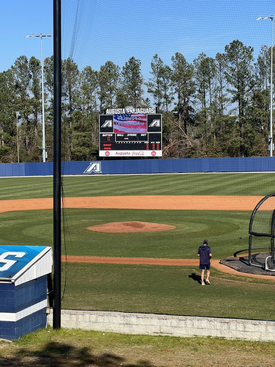 AUG_Baseball's tweet image. First pitch tomorow vs. Erskine @ 3:00⚾️