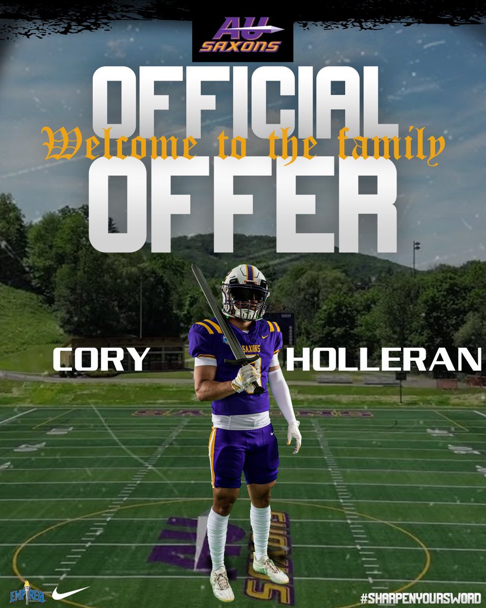 Blessed to receive an offer from Alfred University!