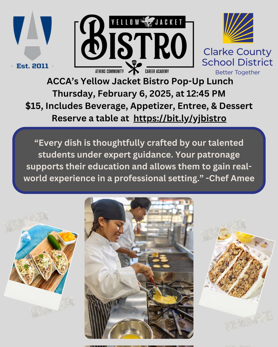 TimDenson4ATH's tweet image. The Career Academy taking up with @RasheCuisine ! This Thursday!