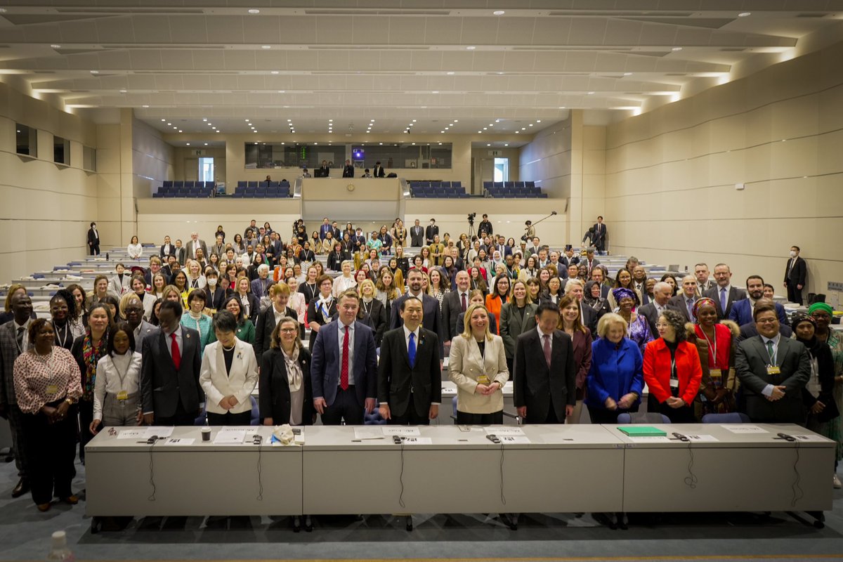WPSFocalPoints's tweet photo. First day 1 of the #WPSFocalPoints meeting start up with insightful discussions on advancing the #WomenPeaceSecurity agenda.🌍✨
 
We look forward to active and focused discussions among WPS-FPN members.
 
#FPNTokyo https://t.co/KGFOWO7Z38
