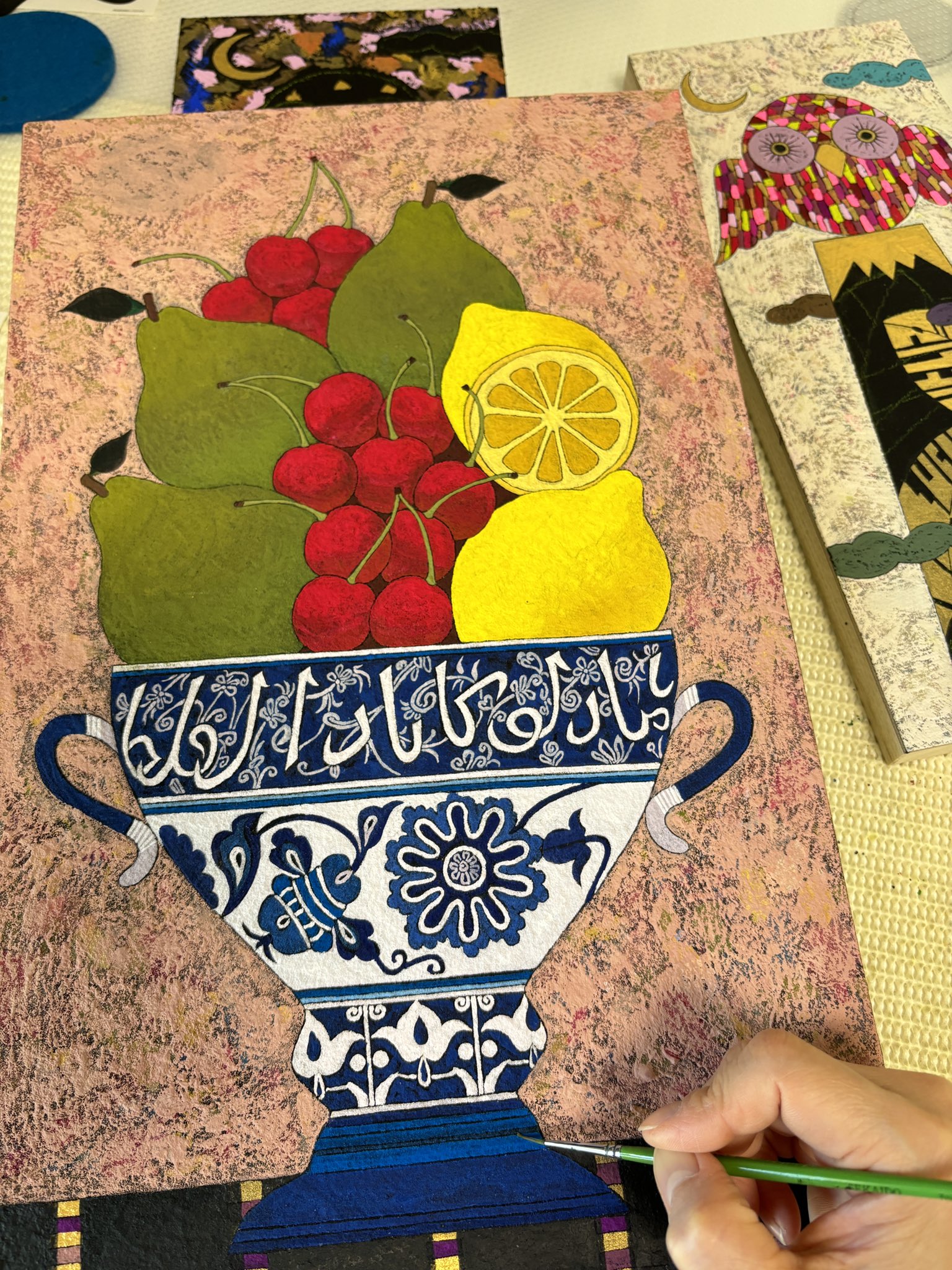 【美品・未使用品】大西敦子 「心が弾むような」油彩・アクリル3号 大西敦子 (@atsuko_onishi_) / X
