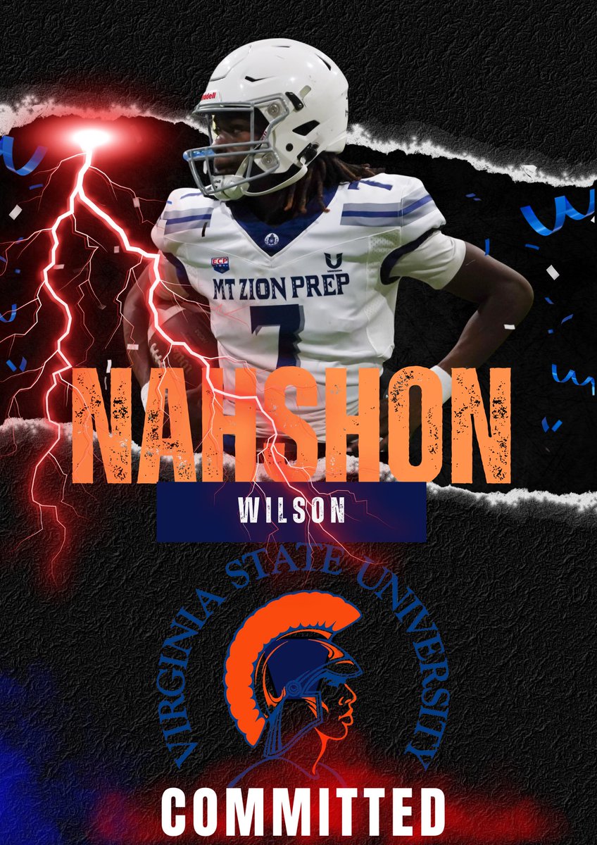 All glory to God‼️ I’m 1000% committed to <a href="/VSUsports/">VSU Athletics</a>‼️Go Trojans🔵🟠🔵🟠
