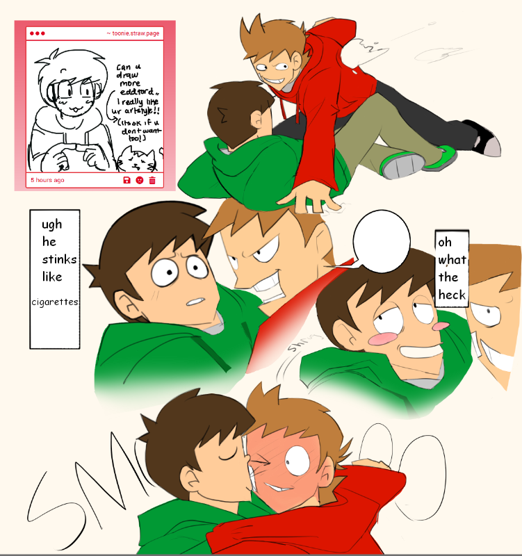 Zommietoons's tweet photo. OF COUSRE I'LL DRAW EDDTORD BAHA
also I love how you drew Edd and Ringo :3 https://t.co/1cQ1PV72OK