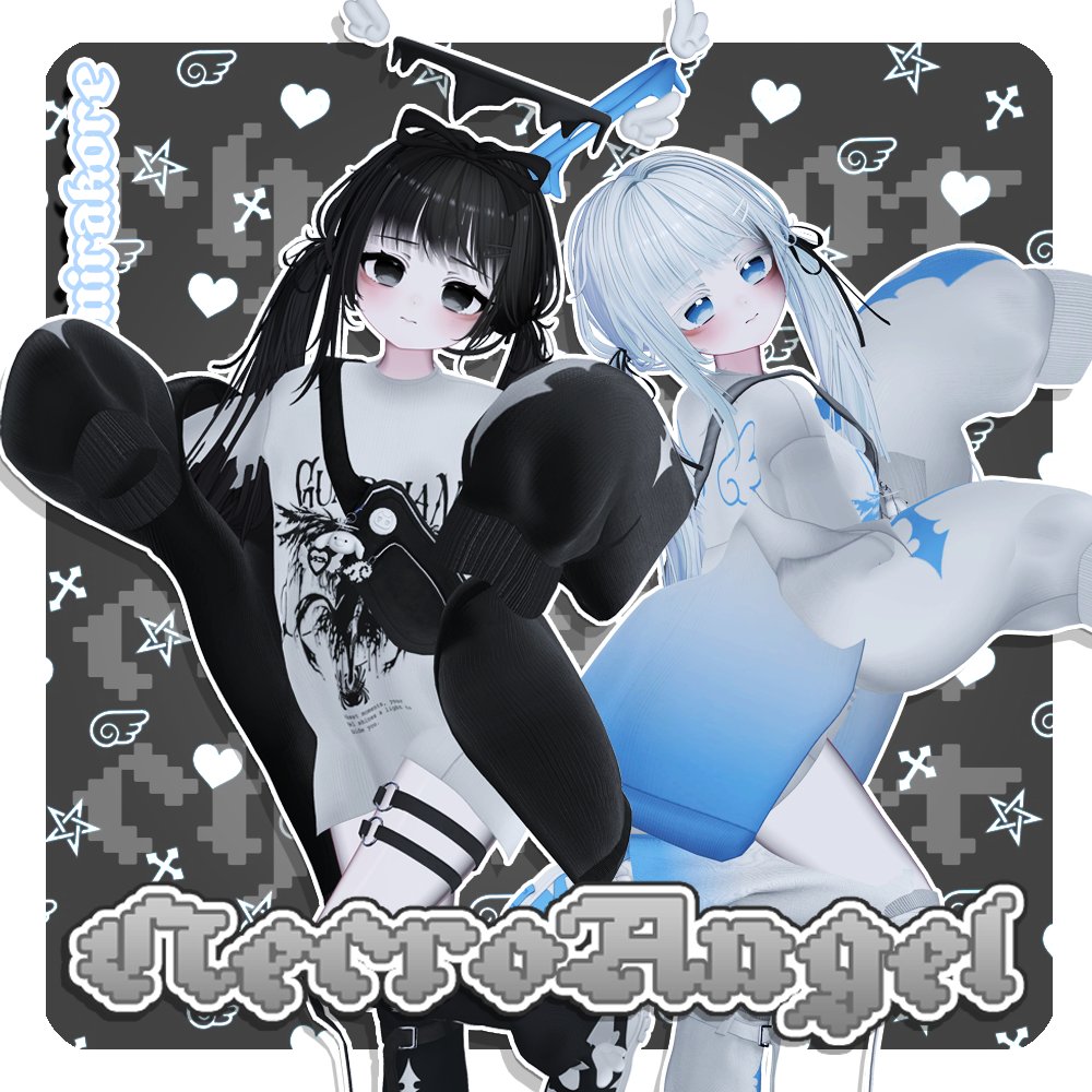 mirakore_'s tweet photo. ʚ02/09販売します！  

ɞ꒰აnecroangel໒꒱  
🎁プレゼント企画🎁

15アバター対応

12/31～1/03までにフォローとRP  
してくれた人は5名様にフルセットをプレゼントします！ 期間は02/03～2/07まで

#mirakore #booth_pm #VRChat https://t.co/Jein6yzt8S