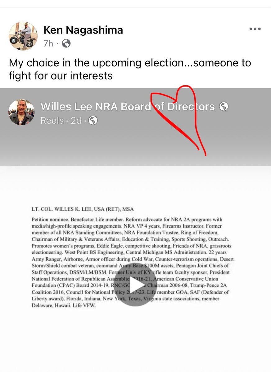 WillesLee's tweet photo. Membership is speaking. Humbling. Thank you.
Continue to share the word. Let NRA voters know that we can #fixNRA.
Vote (me, please) ONLY https://t.co/1PPDeHdnON. #freedomssafestplace https://t.co/eZu9KoX4Bn