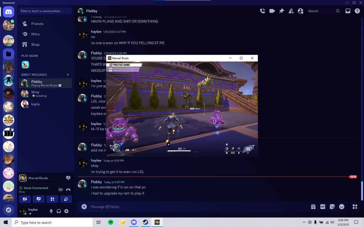 hayleetlr's tweet image. got marvel rivals to work on the mac 🙏