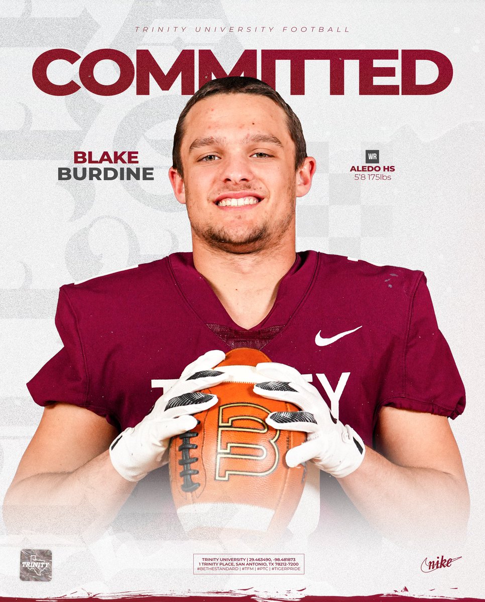 Committed <a href="/TUFootballTX/">Trinity University Football</a> 
1 Corinthians 9:24
