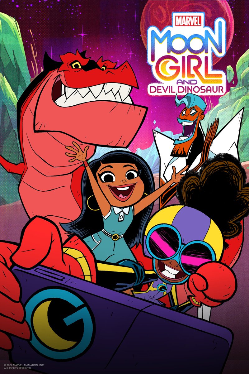 The last 10 episodes of Season Two of #MoonGirlAndDevilDinosaur go live on #DisneyPlus  this Friday!
Please enjoy our season FINALE with a ton of special guest stars! #Marvel  #disneychannel