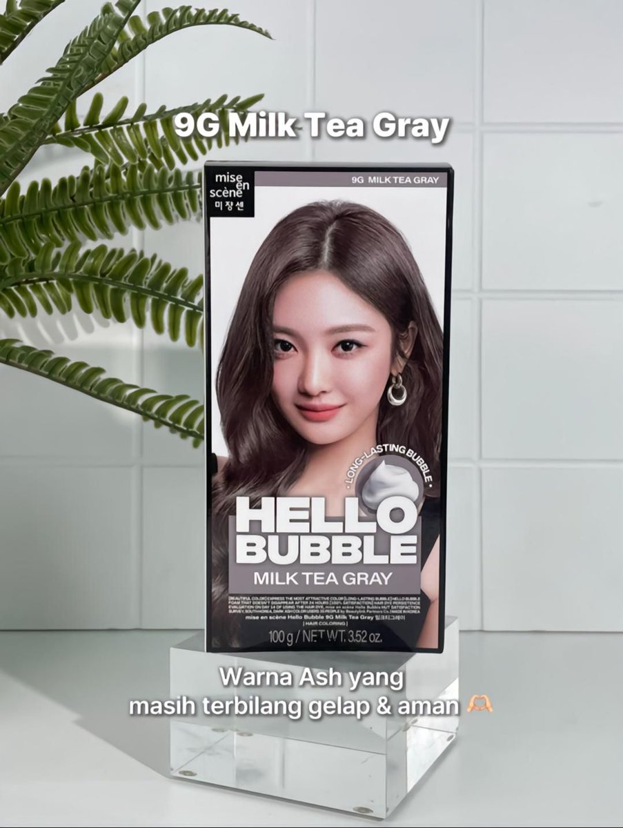 Fall in love with milk tea gray like Ning Ning – Hello Bubble