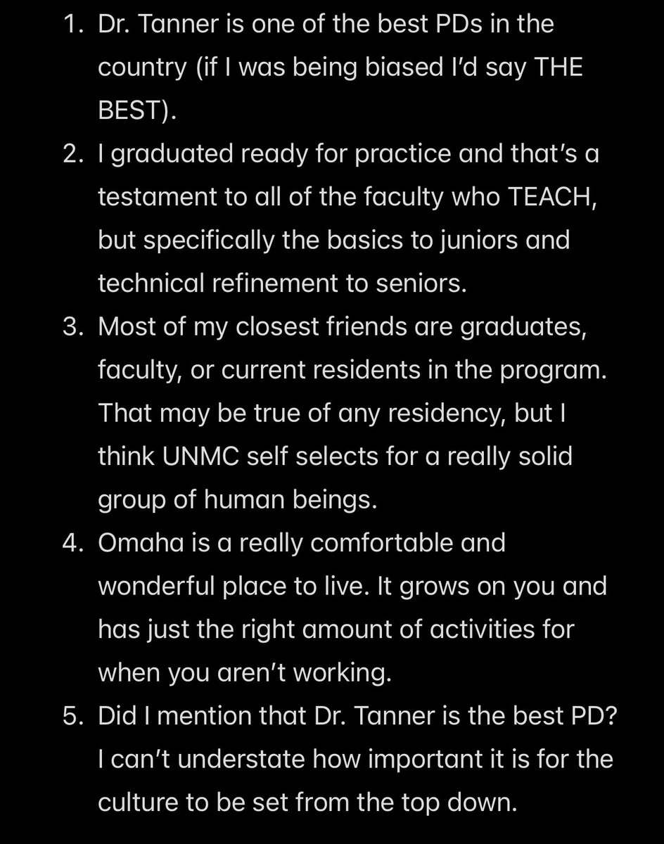 Meghana V Kashyap, MD (@pubmeg) on Twitter photo For those of you submitting general surgery residency rank lists today and have interviewed at <a href="/UNMCSurgery/">University of Nebraska General Surgery Residency</a>, here’s why I think you should rank it #1: For those of you submitting general surgery residency rank lists today and have interviewed at <a href="/UNMCSurgery/">University of Nebraska General Surgery Residency</a>, here’s why I think you should rank it #1: