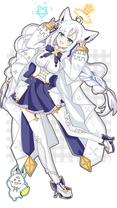 可愛くかっこいい一番星ツリーにフチなしと透過PNG#絵フブキ#フブキングに捧げる絵画 
