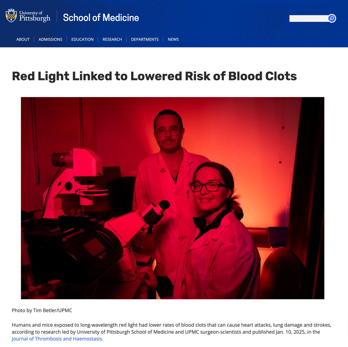 Pitt Surgery (@pittsurgery) on Twitter photo 🚨Good News! 🚨 Our groundbreaking study by <a href="/EAndraska/">Elizabeth Andraska</a>, <a href="/macky_neal/">Matthew D. Neal, MD</a>, and team published <a href="/JTHjournal/">JTH</a> is making waves! Dive into the findings that are sparking major interest. Read more here: 👇👇👇
tinyurl.com/3xwtuttr
<a href="/PittHealthSci/">Pitt Health Sciences</a> <a href="/UPMC/">UPMC</a> <a href="/DeptofDefense/">Department of Defense 🇺🇸</a> @NIGMS
<a href="/nih_nhlbi/">NIH NHLBI</a> 🚨Good News! 🚨 Our groundbreaking study by <a href="/EAndraska/">Elizabeth Andraska</a>, <a href="/macky_neal/">Matthew D. Neal, MD</a>, and team published <a href="/JTHjournal/">JTH</a> is making waves! Dive into the findings that are sparking major interest. Read more here: 👇👇👇
tinyurl.com/3xwtuttr
<a href="/PittHealthSci/">Pitt Health Sciences</a> <a href="/UPMC/">UPMC</a> <a href="/DeptofDefense/">Department of Defense 🇺🇸</a> @NIGMS
<a href="/nih_nhlbi/">NIH NHLBI</a>