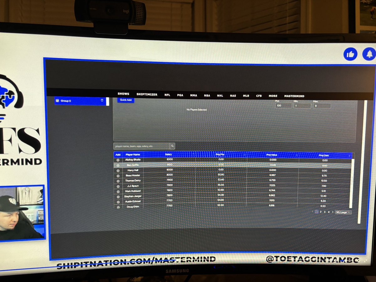 Now that PGA is in full swing building in sets to capitalize on potential edges is key. The Inside the Mind Episode on DFS mastermind will teach you how to take set building to next level to fine tune your LUs to optimize for potential success. You need to check this site out!