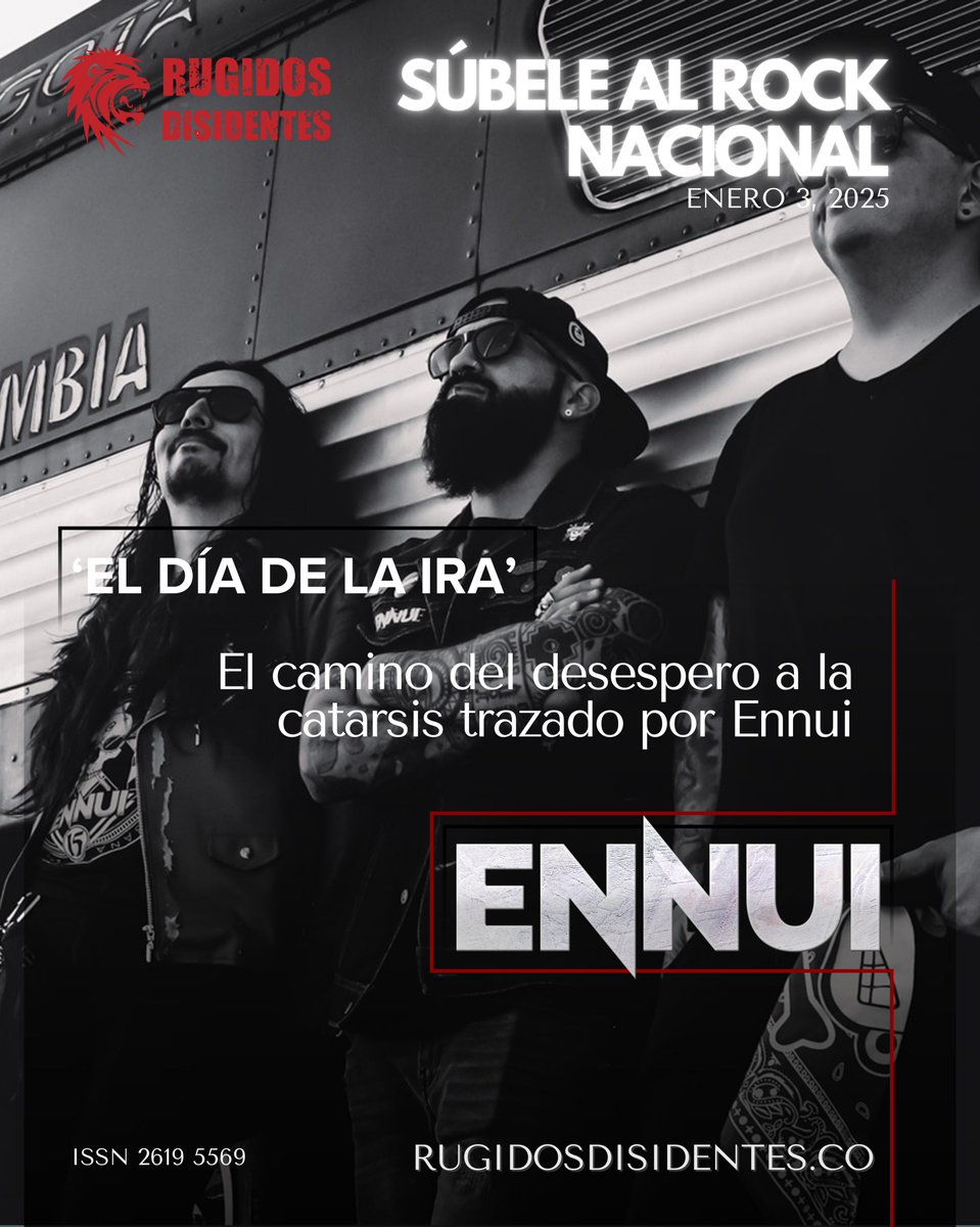 ‘El Día de la Ira’, el soundtrack de la contradicción que nos propone Ennui, elabora un retrato que trasciende lo musical, para dejarnos en manos de un monólogo íntimo (↡↡):
rugidosdisidentes.co/el-dia-de-la-i…

#SúbeleAlRockNacional #71Decibeles