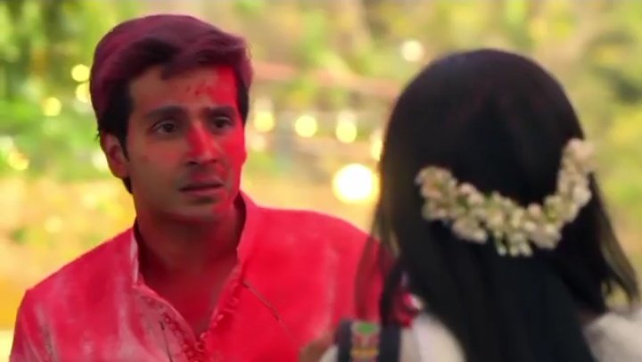 Analyst_Krishna's tweet photo. He's already painted in her colors 🎨 serving holi aesthetics before holi 🌚🤍>>>

#TejNeel 
#GhumHaiKisikeyPyaarMeiin https://t.co/AtKyDERujw