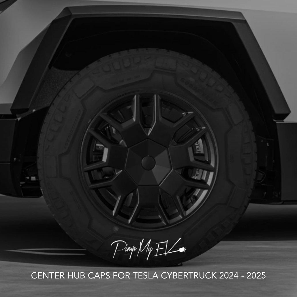 pimpmyev's tweet image. Give your Cybertruck 2025 an upgrade with our premium Center Hub Caps. Designed to protect your rims and enhance your ride’s look, these caps add a sleek, personalized touch.

Ready to level up?

#PimpMyEV #CybertruckMods #RimProtection #TeslaStyle