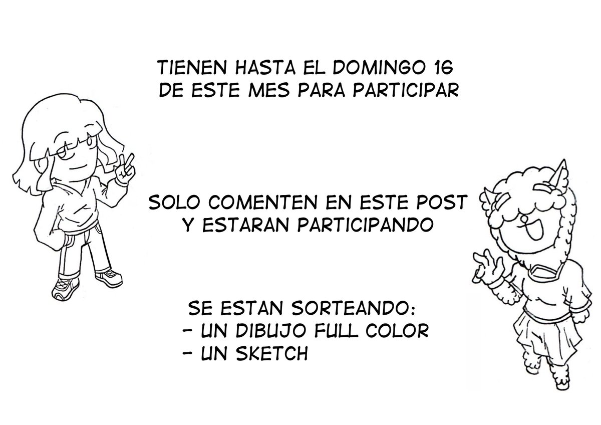 Vlakdra's tweet photo. bueno chicos, llegamos a los 300 seguidores y estoy muy contento por el crecimiento de la cuenta.

Por eso, estare sorteando dos dibujos (un dibujo full color y un sketch)
Intrucciones del concurso en las imagene.

#artraffle #SorteoDeArte #followgoals https://t.co/5KieX7C1qb