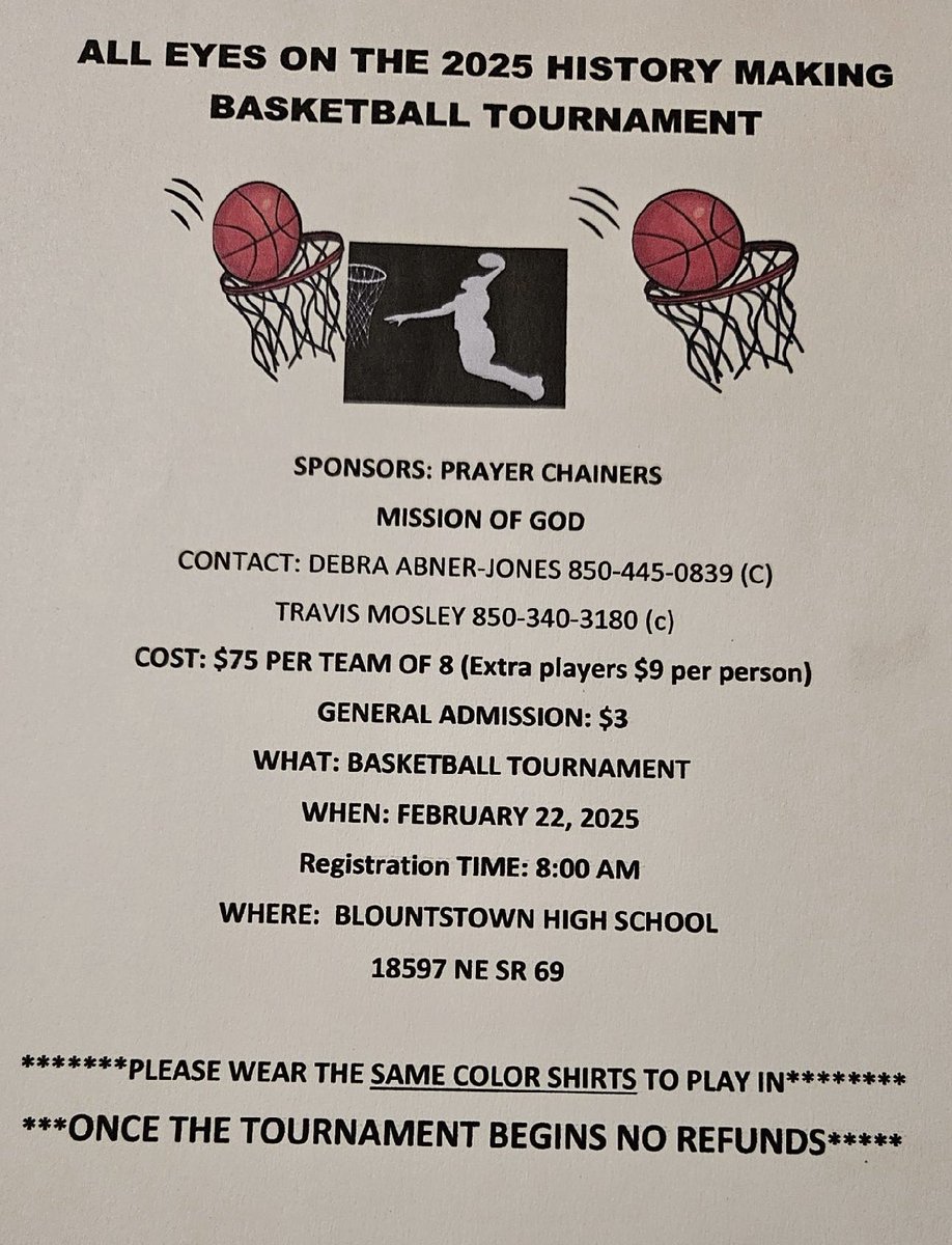 You think you can win it all? Come on out and showcase your skills! #basketball #tournament