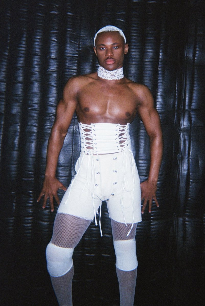 From the Gaga “Abracadabra” video shoot.