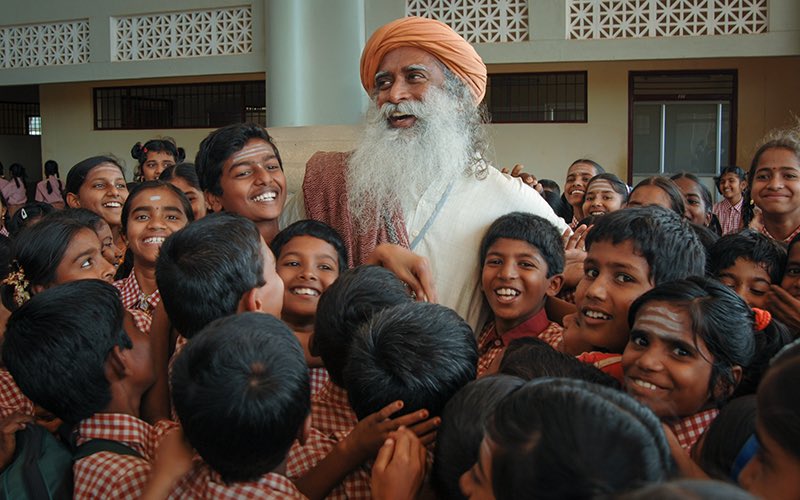 SadhguruJV's tweet photo. When you were a child, you were bursting with joy. Someone had to make you miserable. Today, someone has to make you happy. Time to go back from the muddle of the mind to the exuberance of life. #SadhguruQuotes https://t.co/t11a2trGSD