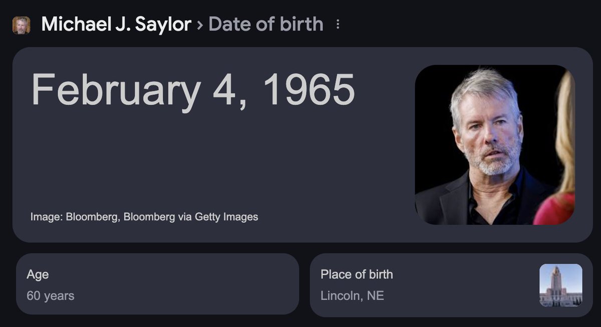 Happy 60th Birthday to Bitcoin legend Michael Saylor! 🎉