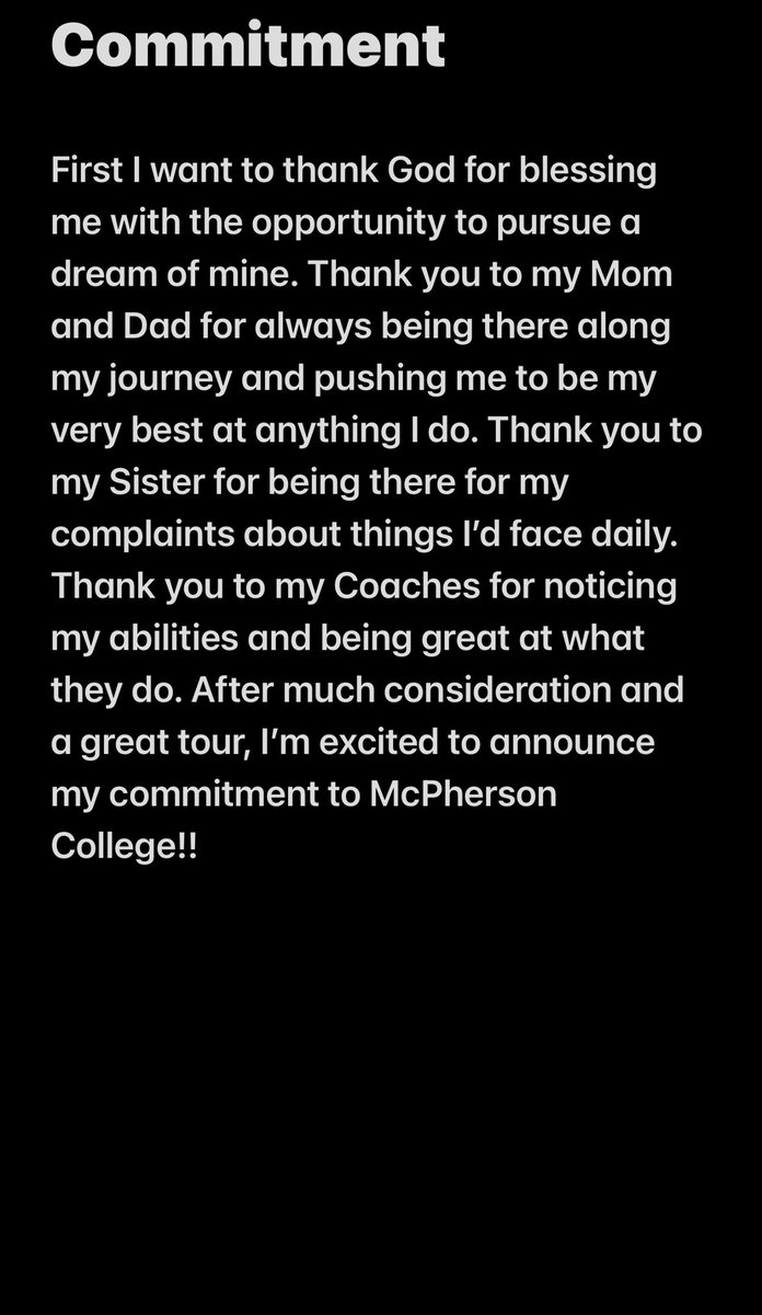 Committed!!🗣️
<a href="/CoachJFisc/">Coach Fiscus</a> <a href="/CoachJenk1/">Chris Jenkins</a> <a href="/MACBulldogsFB/">McPherson Football</a> <a href="/LHSCoachHulme/">MLHS</a> <a href="/coach_clack/">Collin Lackey</a> <a href="/Coach_Donahue_/">Ben Donahue</a> <a href="/legacybroncofb/">LegacyBroncoFootball</a>