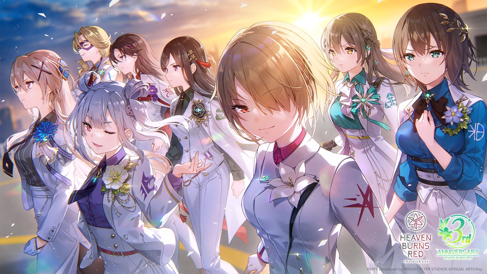 ヘブンバーンズレッド　三章記念ポスター ヘブンバーンズレッド 3周年記念キャンペーンサイト