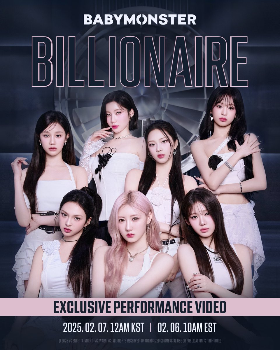[DRIP] 'BILLIONAIRE' EXCLUSIVE PERFORMANCE VIDEO TEASER

02.07. 12AM KST / 02.06. 10AM EST

#BABYMONSTER #베이비몬스터 #1stFULLALBUM #DRIP #BILLIONAIRE #YG