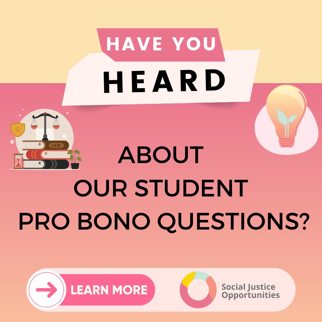 🎓 Looking for a clerkship or graduate role but not sure where to start? We’ve got you covered!? 💼

Check out our Student Pro Bono Questions which help you to:
✅ make informed decisions
✅ ask thoughtful, tailored questions
✅ create positive change

👉 sjopps.net.au/student-pro-bo…