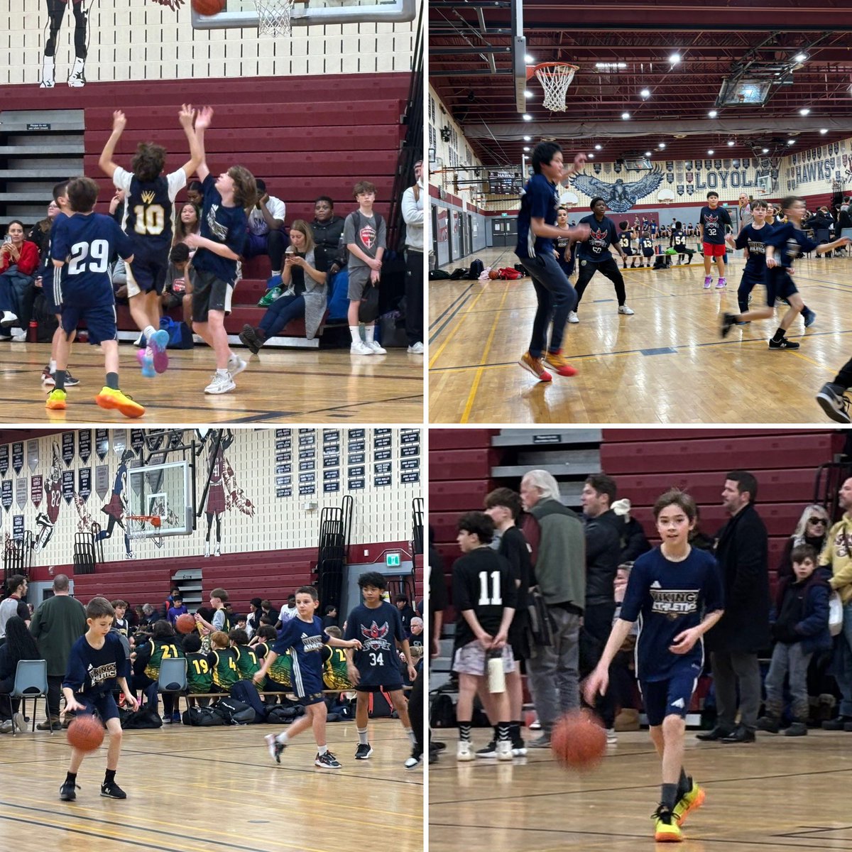 Today our boys basketball 🏀 team competed in their first tournament <a href="/LoyolaHawksOak/">St. Ignatius of Loyola C.S.S</a> Our Vikings played hard and with heart! 💙💛