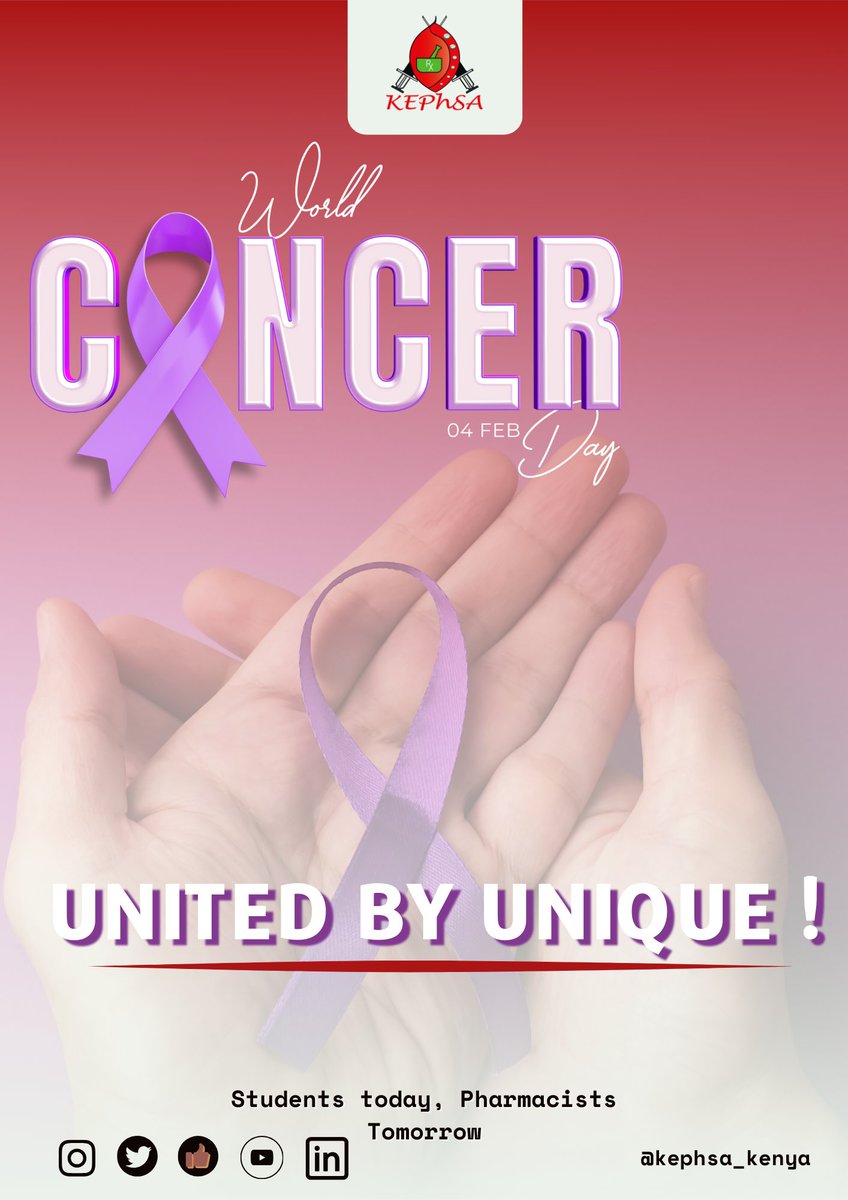 On this World Cancer Day 2025, we stand United by Unique – each story, each fight, and each survivor is a testament to strength, resilience, and hope. Together, we raise awareness, support, and continue the journey toward a world where cancer is defeated. 💪🎗 #WorldCancerDay.