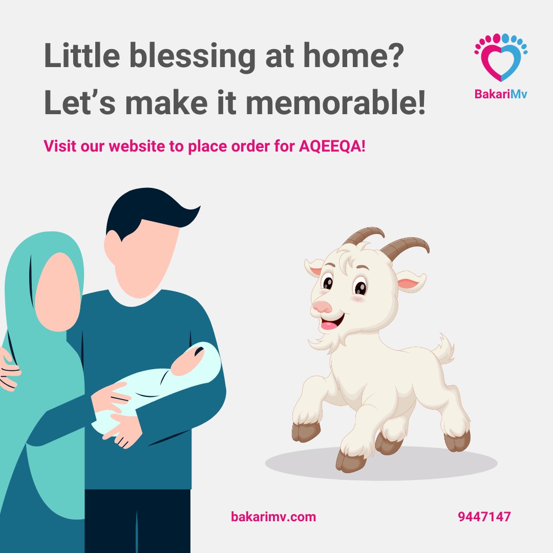 MvBakari's tweet photo. Little blessings at home? 🍼✨
Plan your Aqeeqa in advance and receive timely updates! 🐑🤍

📞 Call/Viber/WhatsApp: 9447147
🌐 Website: https://t.co/nT0fGJNXfv

#Aqeeqa #Sunnah #Gratitude #Blessings https://t.co/sPFoEIVyex