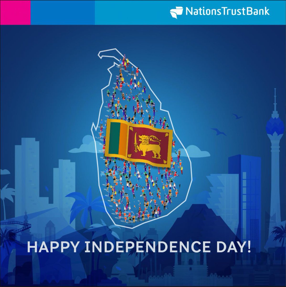 At Nations Trust Bank, we believe in building a better nation through progress and unity. As we celebrate our independence, let’s work towards a better tomorrow, filled with endless opportunities.

#IndependenceDay #BetterTomorrow #NationsTrustBank #BuildingTheNation #TogetherWe