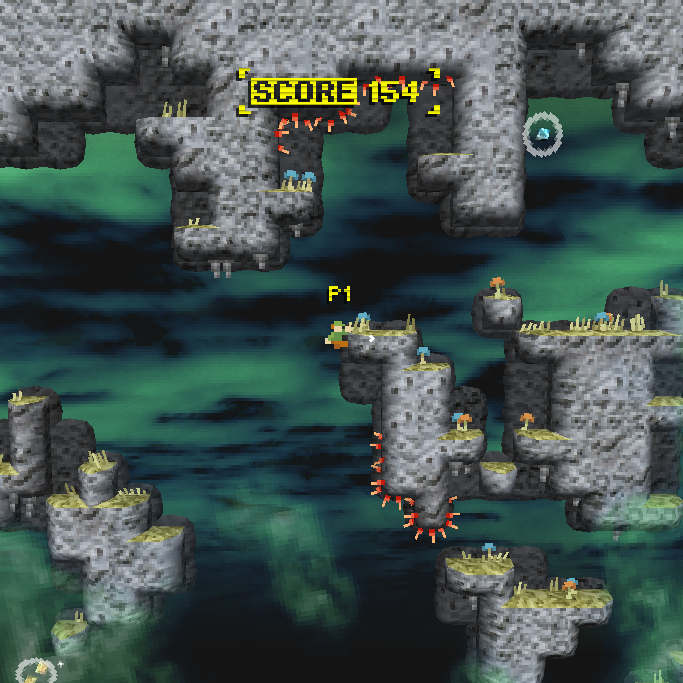 The game looks way too dull right now, so I'm playing around with colors... Left is old, right is new.