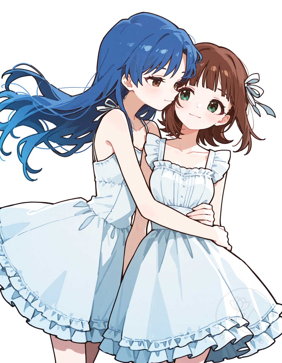 天海春香 / Haruka Amami
如月千早 / Chihaya Kisaragi
♥️💙
#はるちは
#アイマス #idolmaster