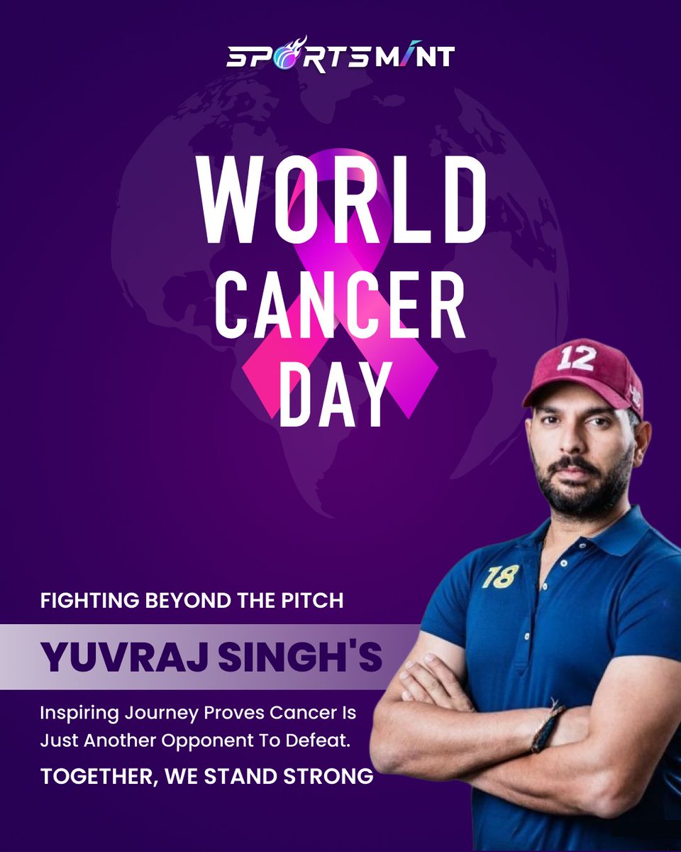 sportsmint_'s tweet photo. On World Cancer Day ππ, we stand united in hope, strength, and courage.
Together, we can make a difference in the fight against cancer. Stay strong, stay hopeful
#WorldCancerDay #YouWeCan #SportsMint https://t.co/tjNl0GRY1g