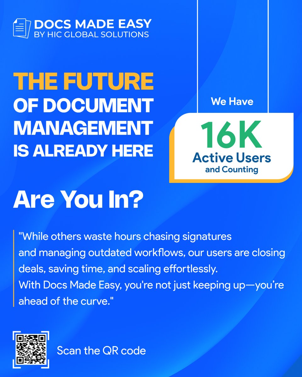 MadeDocs's tweet image. Do you know?

With Docs Made Easy, you can automate approvals, track signatures in real-time, and cut down processing time—just like our 16K+ users already do.

Try now! sforce.co/3xwZmil

@salesforce  @appexchange 
#switchtodocsmadeasy #Salesforce #document