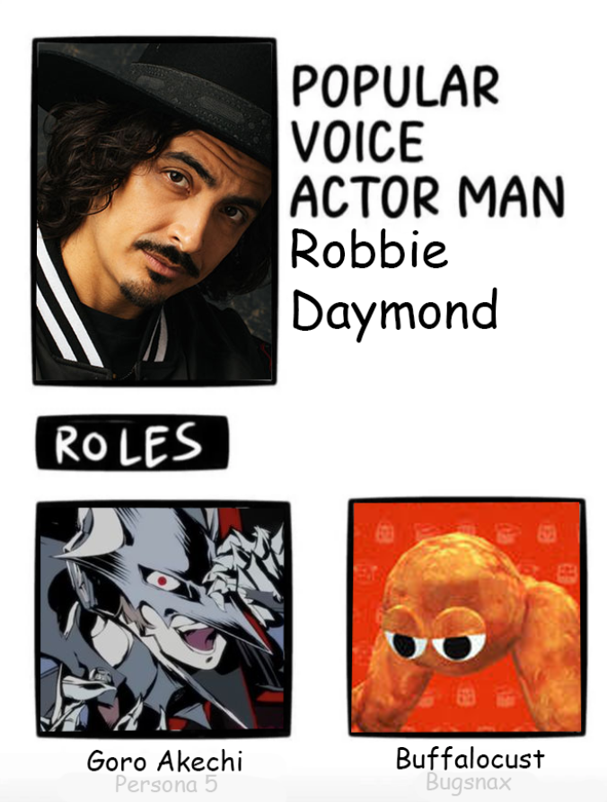PersonaFusions's tweet photo. a lot of persona 5 voice actors are in bugsnax lol
(akechi being in it is funny) https://t.co/40TzWetfT8
