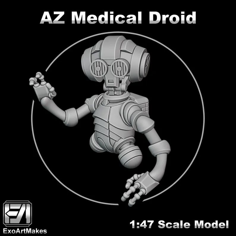 ExoArtMakes's tweet photo. 3D Printable AZ Medical Droid!

Check pinned post

#3DPrinting #wargaming #miniature https://t.co/YdVLDkSGi5