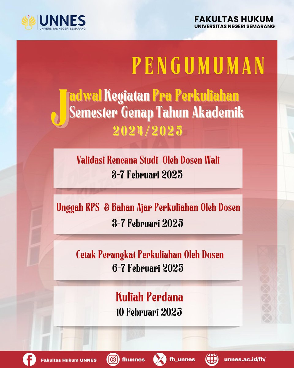 Info Akademik.
#fhunnesmenggema #fhunnesdigdaya #fhunnesberdaulat #fhunneszonaintegritas